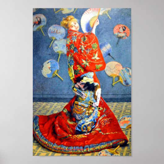 Monet La Japonaise Poster (Voorkant)