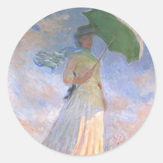 Monet Lady avec Stickers Parapluies (Devant)