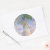 Monet Lady avec Stickers Parapluies (Enveloppe)