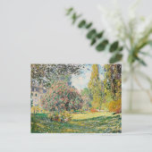 Monet - Landschap, het Parc Monceau, Briefkaart (Staand voorkant)
