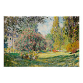 Monet - Landschap, het Parc Monceau, Perfect Poster (Voorkant)