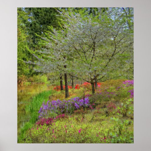 Monet Landschap Poster (Voorkant)