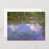 Monet - Le jardin d'iris à Giverny Carte postale (Devant / Derrière)