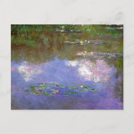 Monet - Le jardin d'iris à Giverny Carte postale (Devant)