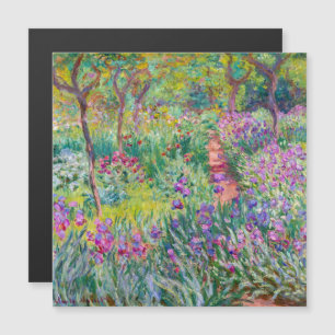 Monet - Le jardin d'Iris de la carte magnétique Gi
