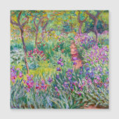Monet - Le jardin d'Iris de la carte magnétique Gi (Devant)