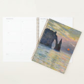 Monet - Le Manneport, Falaise à Etretat, coucher d (Devant avec enveloppe)