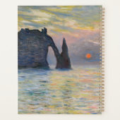 Monet - Le Manneport, Falaise à Etretat, coucher d (Dos)