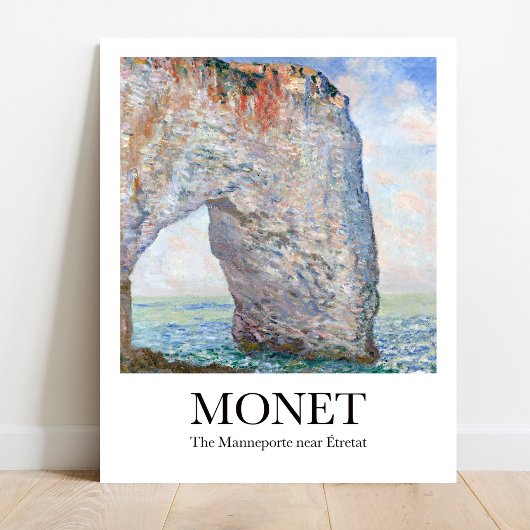 Monet Le Manneporte près de Étretat Poster