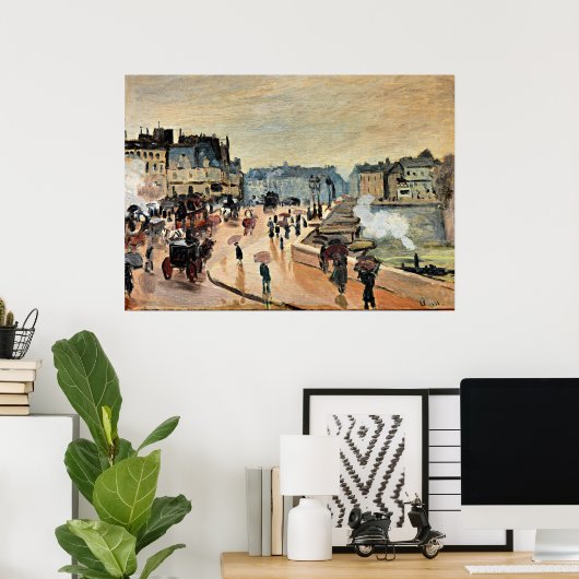 Monet - Le Pont Neuf Poster (Thuiskantoor)