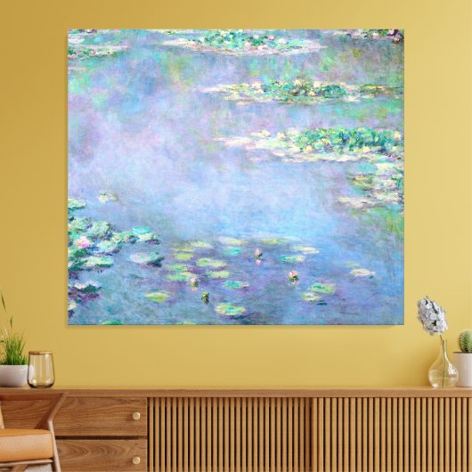 Monet Les Nympheas Water Lilies Fine Art Canvas Afdruk (Insitu (Woonkamer))