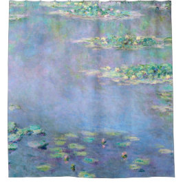 Monet Les Nympheas Water Lilies Fine Art Douchegordijn