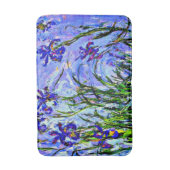 Monet - Lila Irises Badmat (Voorkant Verticaal)