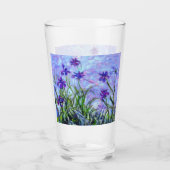 Monet Lila Irises Glas (Voorkant)