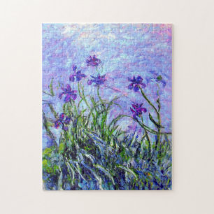 Monet Lila Irises Legpuzzel