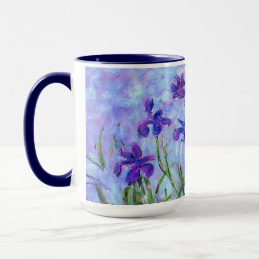 Monet Lila Irises Mok (Links)