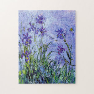 Monet Lila Irisle Puzzle Legpuzzel