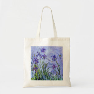 Monet Lila Irisse Canvas tas