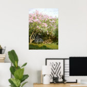 Monet - Lilacs in de zon Poster (Thuiskantoor)