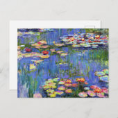 Monet - Lys à eau, 1916, Carte (Devant / Derrière)