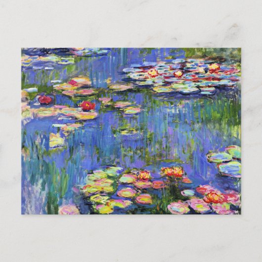 Monet - Lys à eau, 1916, Carte (Devant)