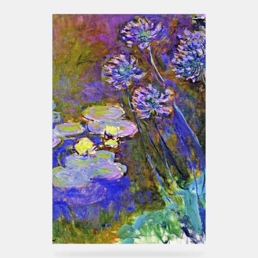 Monet - Lys d'eau et Agapanthus (Recto)