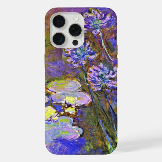 Monet - Lys d'eau et Agapanthus (Verso)