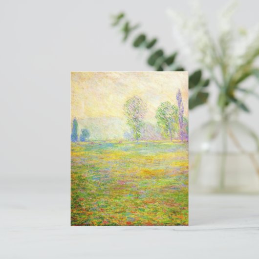 Monet Meadows sur carte postale Giverny (Debout devant)