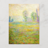 Monet Meadows sur carte postale Giverny (Devant)