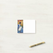 Monet moeder en kind in de tuin post-it® notes (Op bureau)