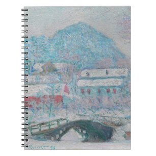 Monet - Noorwegen, het dorp Sandviken in de sneeuw Notitieboek