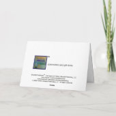 MONET Nympheas : Carte de voeux 1915 (Dos)