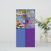 Monet, Nymphéas, Carte Signet Art (Debout devant)