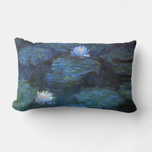 Monet Nympheas Lumbar Pillow Kussen (Voorkant)