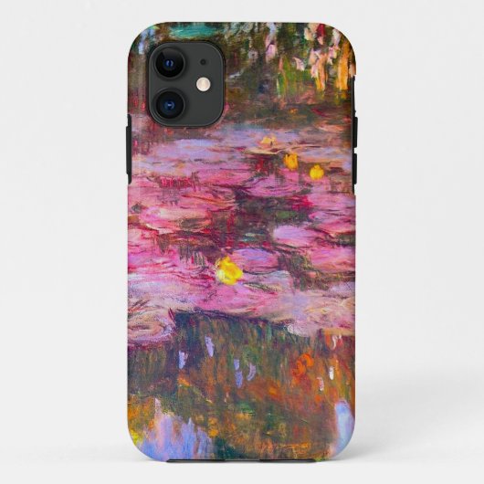 Monet Paars Water Lilies iPhone 5 Hoesje (Achterkant)