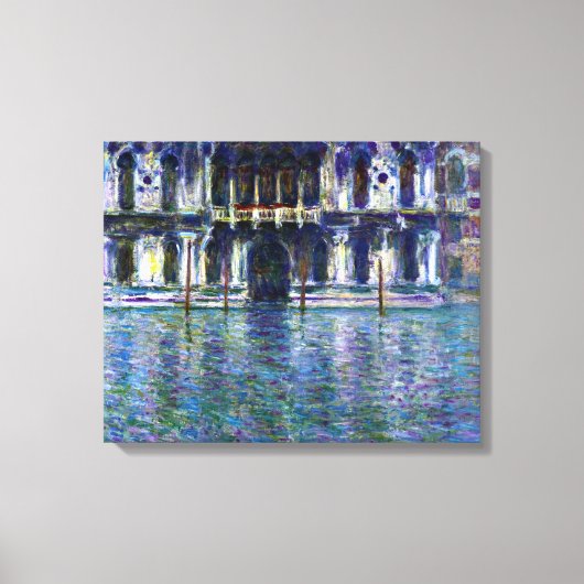 Monet - Palazzo Contarini, 1908 Canvas Afdruk (Voorkant)