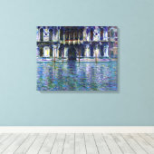 Monet - Palazzo Contarini, 1908 Canvas Afdruk (Insitu (Houten vloer))