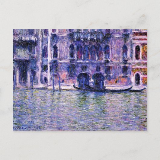 Monet - Palazzo da Mula Briefkaart (Voorkant)