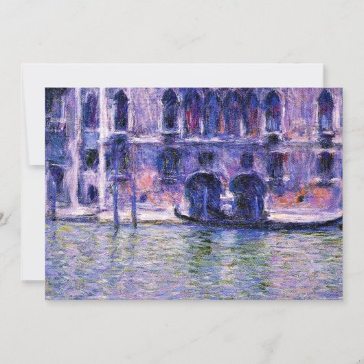 Monet - Palazzo da Mula Kaart (Voorkant)