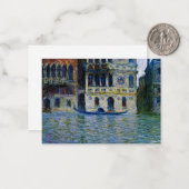 Monet - Palazzo Dario Notitiekaartje (Voorkant / Achterkant in situ)