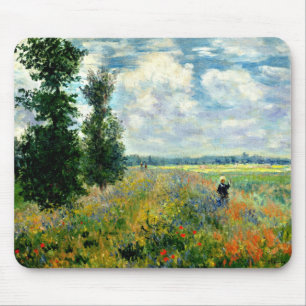 Monet - Papaver veld, Argenteuil Muismat
