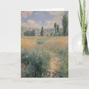 Monet Path op het eiland Saint Martin, Vétheuil Kaart