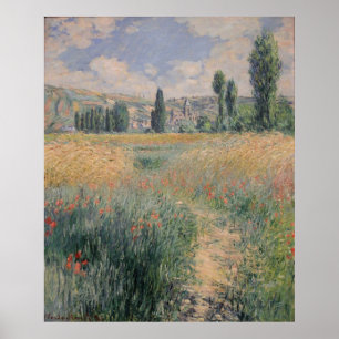 Monet Path op het eiland Saint Martin, Vétheuil Poster