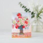 Monet Peonies Bedankkaart (Staand voorkant)