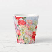 Monet Peonies Latte Mok (Voorkant)