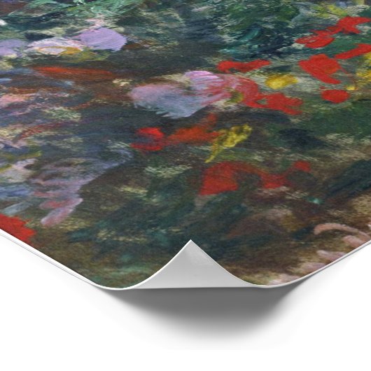 Monet - Peony Garden Poster (Hoek)