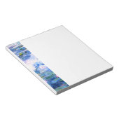 Monet Pink Water Lelies Bijgewerkt Notitieblok (Schuin)