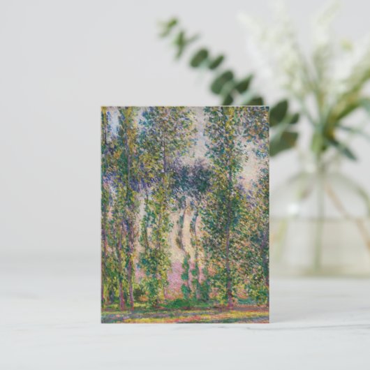 Monet Poplars à Giverny Invitations (Debout devant)