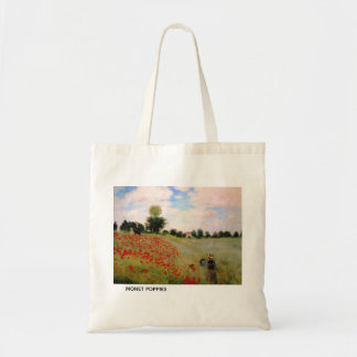 Monet Poppies Tote Bag