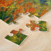 Monet - Poppy Field, Argenteuil, beeldende kunst Legpuzzel (Zijkant)